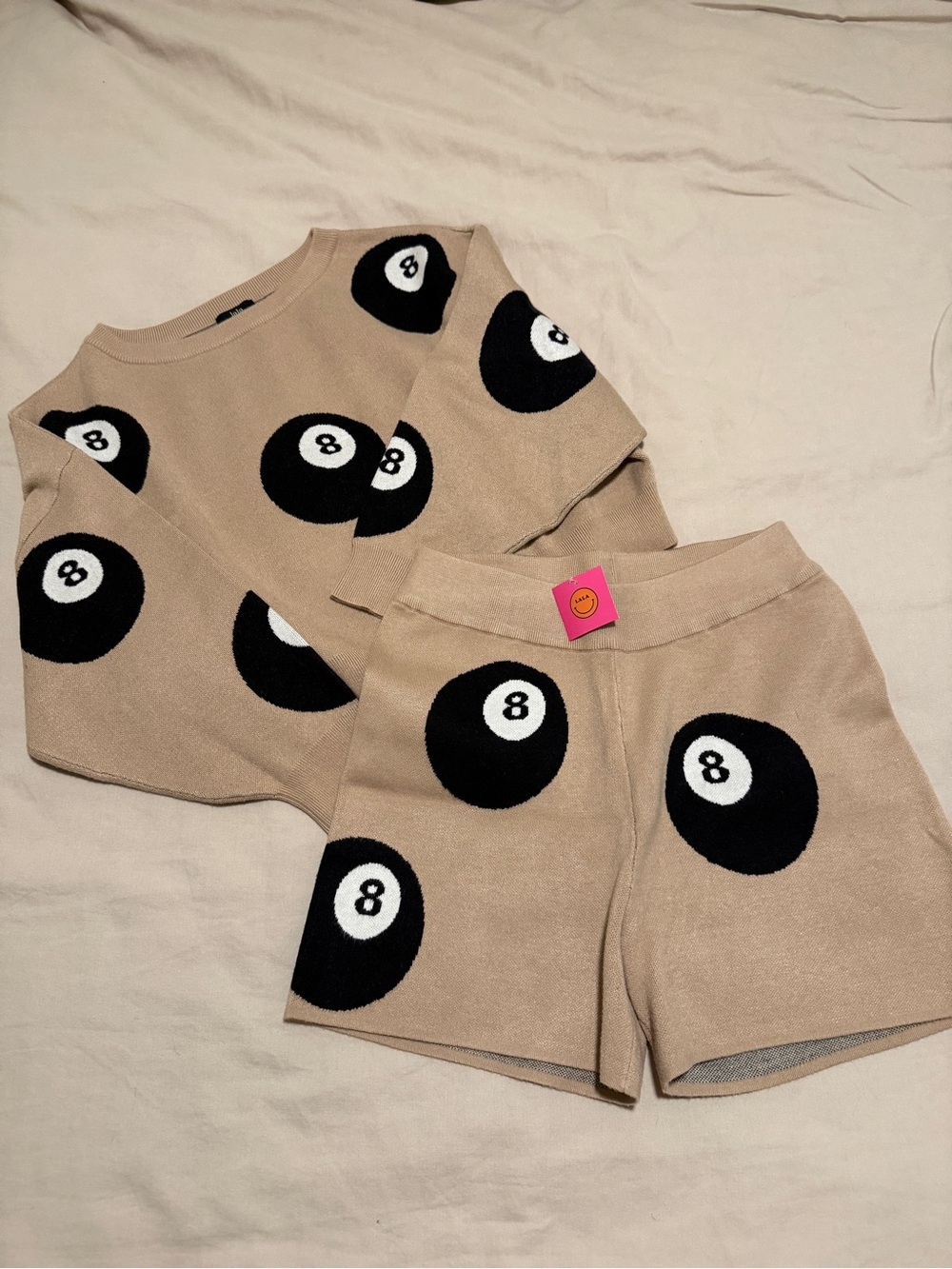 Dressed in LALA - The future is now sweater & shorts set